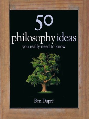 cover image of 50 Philosophy Ideas You Really Need to Know
